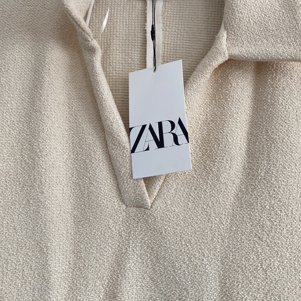2024 ZARA BOUCLE MIDI SWEATER DRESS - Picture 6 of 6